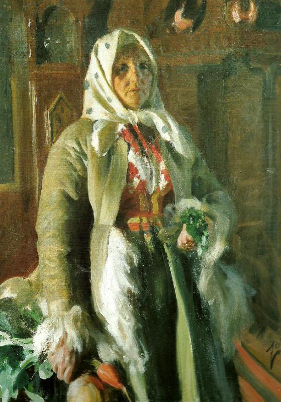 Anders Zorn mona oil painting picture